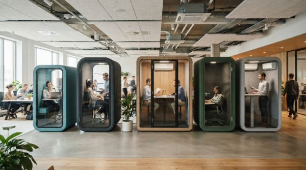 Top 5 cabines acoustiques pour un bureau plus agréable