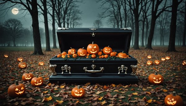 Location cercueil d'halloween : le décor parfait pour frissonner !